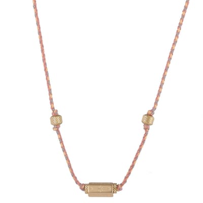 Go Dutch Label Ketting geluk kraal amour Goud N1836-2