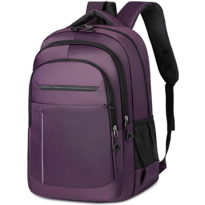 Rugzak met grote capaciteit voor heren Casual Eenvoudig Zakelijk Studenten Reizen Computertas Reis Schooltas Rugzak one size fits all paars