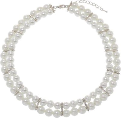 Behave - Parelketting met Steentjes - Twee Banen - Elegante Look