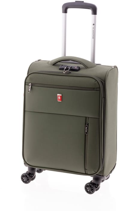 Gladiator Arctic Handbagage Koffer - 55 cm - 36 liter - TSA slot - Donkergroen