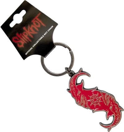 Slipknot - Goat S Sleutelhanger - Rood/Grijs