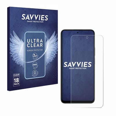 Savvies - Screenprotector voor Honor X7d 5G - Folie Beschermfolie transparant 18 Stuks