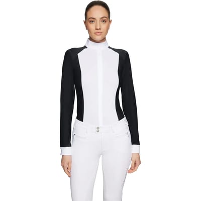 Dames wedstrijdpolo met lange mouwen Samshield Lucia Metal Dots