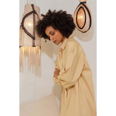 DIDI Tunic Antibes Tan Brown Maat: 34-36 | Blousejurken Outlet | Dames | Beige