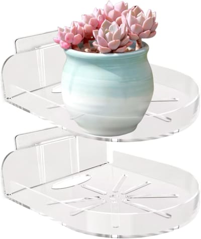 Babyfoon Wandmontage - Monitormontage Beugel - Babykamer Organiseren - Zonder Boren Installeren - 2 stuks - Wit