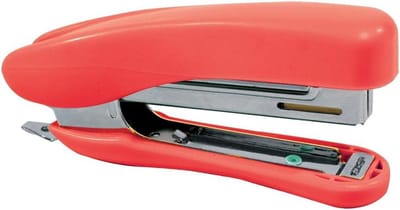 Mini Nietmachine - Handtacker - Snel Bevestigen - Metaal Constructie - 10cm Lengte - Rood