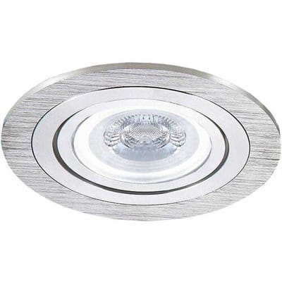 HOFTRONIC Set van 10 Chandler LED inbouwspots - 5W 400lm - GU10 - 2700K warm wit - Dimbaar - Rond - Kantelbaar - Voor binnen - RVS