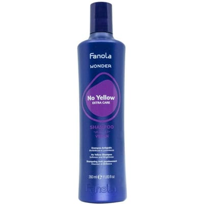 Fanola Wonder No Yellow Shampoo - Neutraliseert gele tinten in blond haar - 350 ml