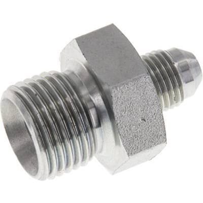 JIC  Dubbele Nippel G1/2'' X UNF 1/2''-20 Staal NBR 275bar