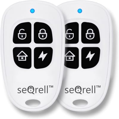 Extra Afstandsbediening - Draadloze Zender - Alarm Bediening - Twee Stuks Set - 30 Meter Bereik