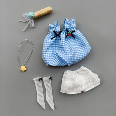 Een Set van 30cm Poppenkleding Bont Schattig Winterpak 16 Poppenaccessoires Aankleed Speelgoed voor Kinderen Only Clothes