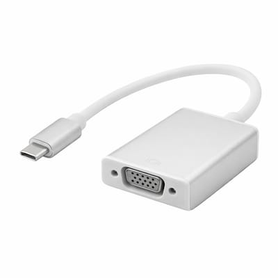 USB-C naar VGA Adapter – Aluminium Behuizing – Full HD 1080p – Plug & Play