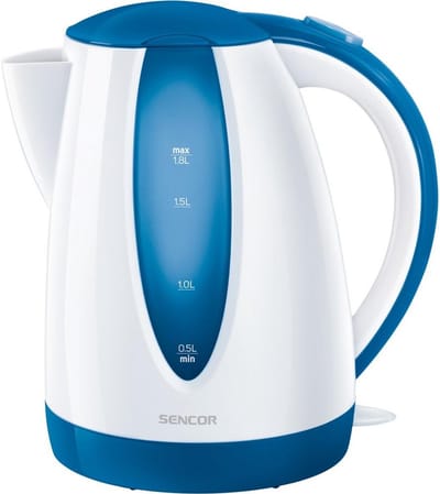 Waterkoker 1,8L - Blauw - RVS Element - Veiligheidssysteem