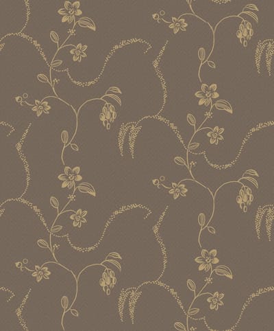 Boråstapeter Vliesbehang 5515 - Swedish Grace - Bloemen Bruin - 53cm x 10.05m