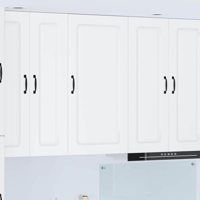 vidaXL - Vaatwasserpaneel - Kalmar - Wit - 50 - x - 31 - x - 100 - cm - Bewerkt - hout