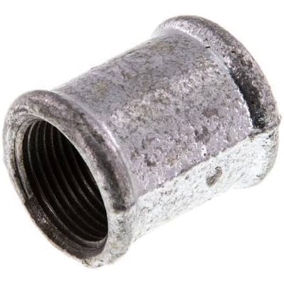 Rp 3/4'' Verzinkt Gietijzeren Ronde Sok 25 Bar [5 Stuks]
