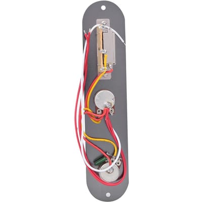Voorgemonteerd Control Plate Elektrische Gitaar Accessoire met Schakelaar Knop Gitaar Accessoire minder dan br meer dan (GE203 ) gray
