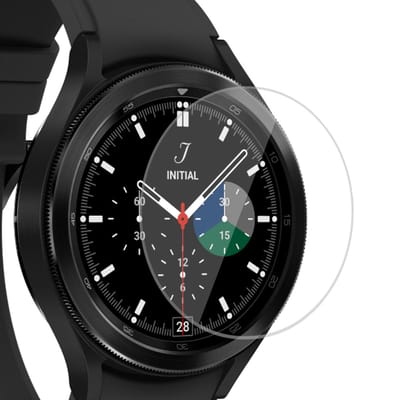 Screenprotector geschikt voor Samsung Watch 4 Classic 46mm - Beschermglas Folie Geschikt voor Samsung Watch 4 Classic 46mm