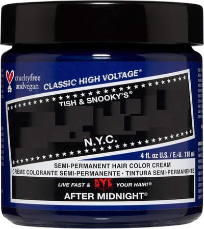Famanu - Semi-permanente haarverf, veganistisch en diervriendelijk, blauwe tint, 118 ml – Blauw