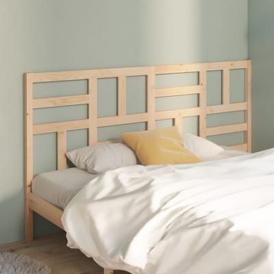 vidaXL - Hoofdbord - 206x4x104 - cm - massief - grenenhout