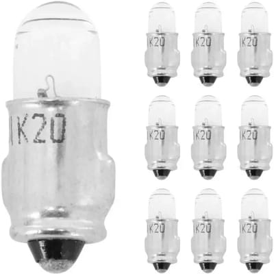 doos van 10 lampen ba7s / 6v 1,2w standaard t4w flosser voor motorfiets nieuw