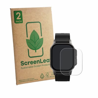 2 Stuks Screenprotector voor Domino Watch DM62 - Hoogwaardige Beschermfolie transparant