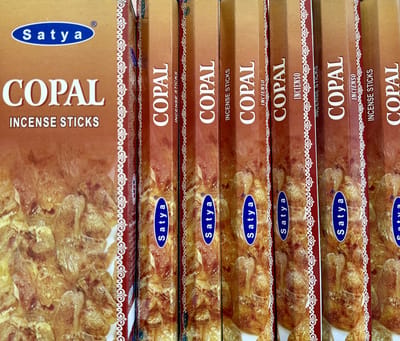 Satya wierook Copal 20 incense sticks x 6 packets