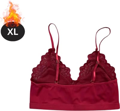 Bovista BH Zonder Beugel - Zonder Bandjes - Push-up Bh's - Comfort Beha - Gemengd - Rood - Maat XL