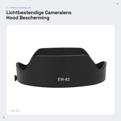 Dailygoods- Lenskap Lichtbestendig - Cameralenskap - Kunststof - Voor 16-35mm F4L IS USM - Gewicht 26g - Bescherming tegen schittering - Lenshood