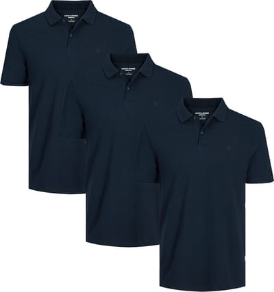 Jack & Jones Heren poloshirt 3 pack Basic