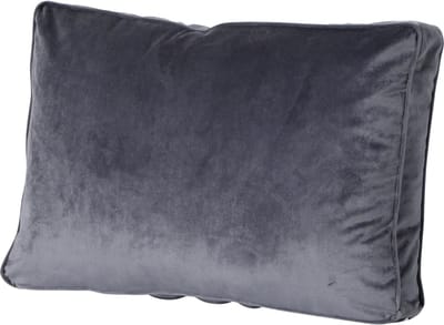 Madison - Palletkussen - Loungekussen - Rug - 60x40cm - Velvet Grey - Grijs