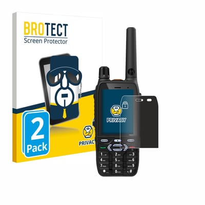 BROTECT - privacy screenprotector voor Motorola MXP600 - Folie Beschermfolie Blauwlichtfilter 2 Stuks