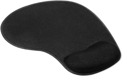 Dailygoods- Muismat Ergonomisch - Muismat met Polssteun - Antislip - Zwarte Muismat - Muismat XXL - Comfortabel tijdens Werk en Gaming - Gelmuismat