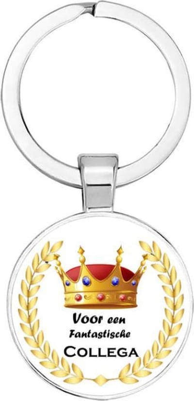 Akyol - Voor een fantastische collega Sleutelhanger - Collega - Partner - Werk - Leuk kado voor je collega om te geven - 2,5 x 2,5 CM