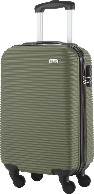 TravelZ Horizon Handbagage koffer - 54cm Handbagage Trolley 35 Ltr - Groen