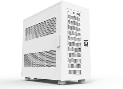 Thermaltake AX700 Super Tower - PC Case - Behuizing - Zijkant Geperforeerd - Stoffilters - Wit