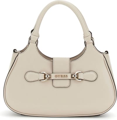 GUESS Handtas Schoudertas Nolana Girlfriend Satchel Taupe Crème