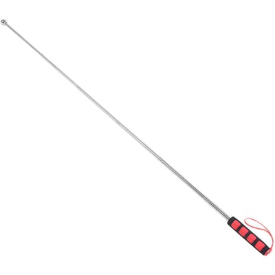 Marteau de détection à tambour creux à tige télescopique épaissie de 115 cm pour l'inspection de la décoration de la maison white