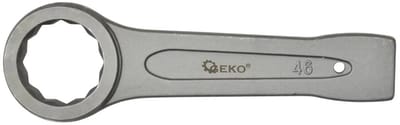 GEKO Ringmoersleutel - 46mm - Voor zwaar werk - Chroom-vanadium staal - 12-punts ontwerp