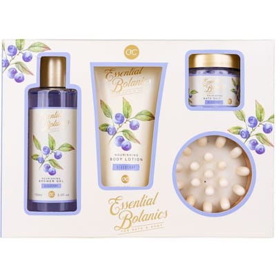 cadeau vrouw - Wellness cadeaupakket- geschenkset - essential botanics - blauwebessen - Kado vrouwen, moeder, vriendin, zus, oma, mama