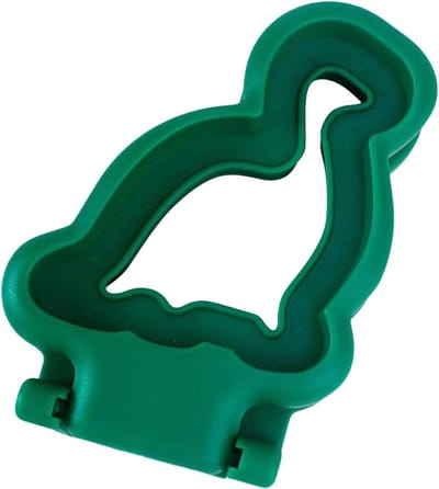 Sandwich Snijder - Brood Vormer - Leuke Lunch Maken - Roestvrij Staal - 15.5 cm - Groen