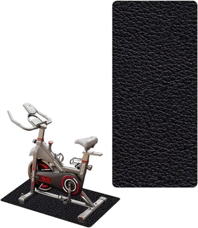 Set van 2 Vloerbeschermingsmatten voor Fitnessapparatuur, Antivibratie, Geluidsisolatie en Antislip, 6 mm Dikte, Ideaal voor Treadmills en Apparaten (1, 70 x 150 cm)