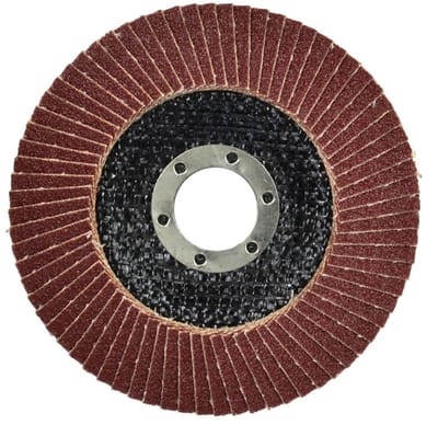 GEKO Aluminiumoxide lamellenschijf - slijpen en afwerken - 115 mm - korrel 80 - 10 stuks