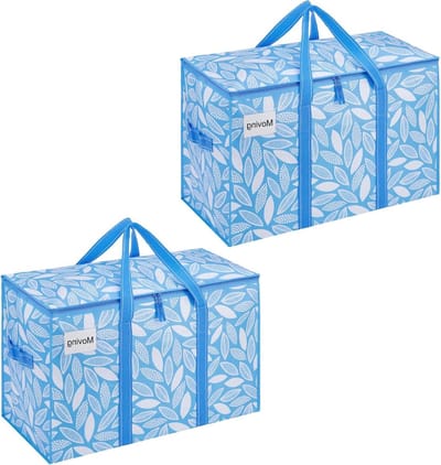 Verhuiszakken - Opbergzakken - Verhuizen en Opslag - Waterbestendig en Sterke Handvatten - Extra Groot - Lentebries