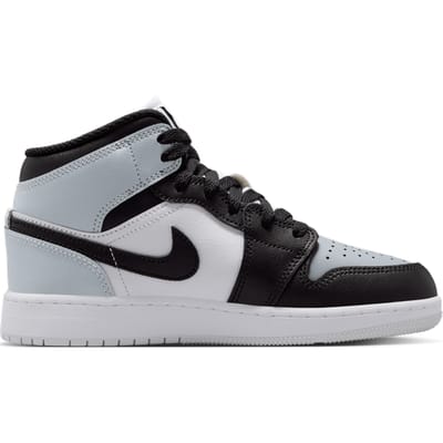 Jordan Aj1 Mid Kindersneakers - Zwart - Maat 38 - Mesh/Synthetisch