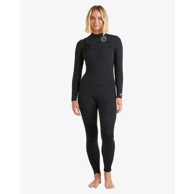 Dames overall Billabong Salty Dayz Natural 4/3 Less-Zip