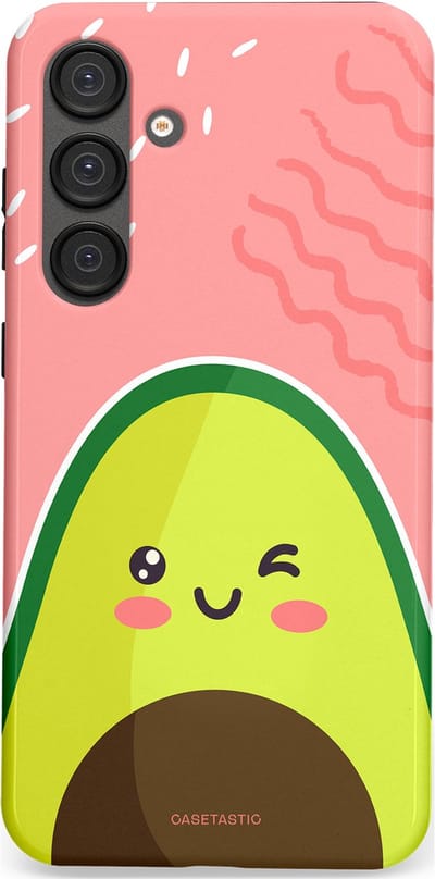 Casetastic Hoesje Geschikt voor Samsung S25 Plus - Stijlvolle Beschermende Duo-layer Case - Avocado Vibes