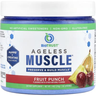 BioTRUST, Ageless Muscle®, Punch aux fruits, 7,4 oz (211 g)