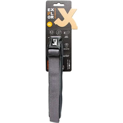 Duvoplus - Halsband Voor Dieren - Hond - Ultimate Fit Comfy Halsband Safety L - 45-51cm Silver Reflective - 1st