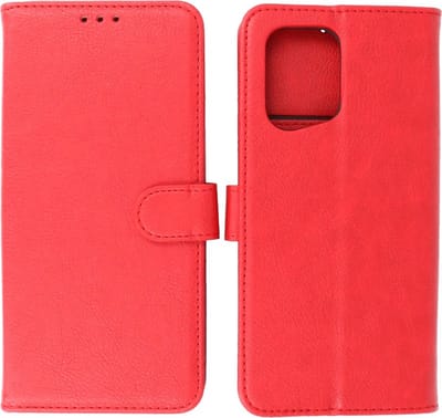 Oppo Find X5 Hoesje Book Case Portemonnee Telefoonhoesje Rood